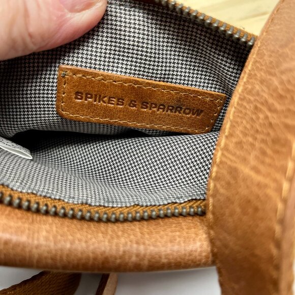 Spikes & Sparrow Leather Hip Bag Brandy Cognac - Picture 8 of 11